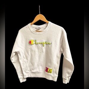 Vintage Champion Reverse Weave Crewneck Sweatshirt Bright Color Logo